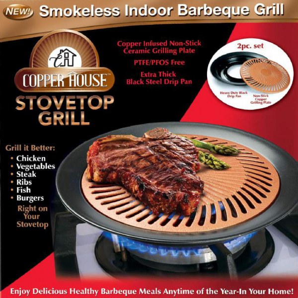 Copper House Stovetop Grill