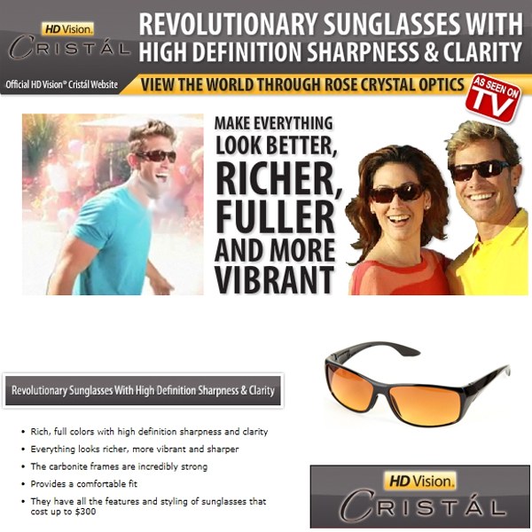 HD Vision Cristal Sunglasses