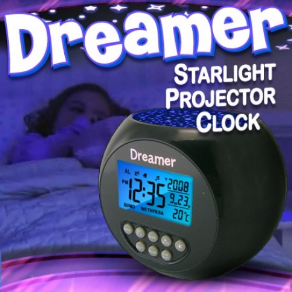 Dreamer Starlight Projector Clock