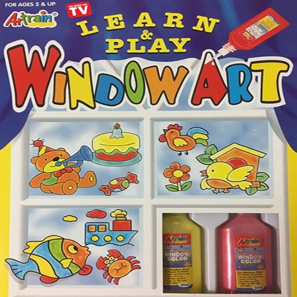 Learn and Play Window Art Kit
