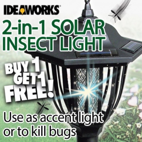 2-in-1 Solar Insect Light