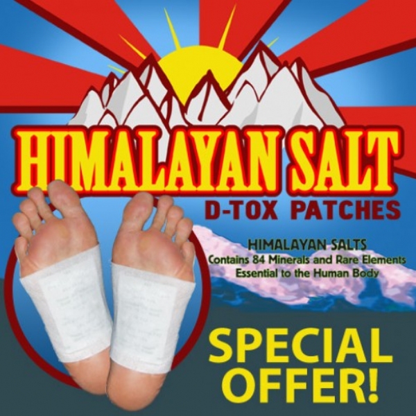 Himalayan Salt Magnetic Foot Detox Patches