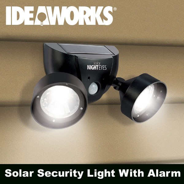 Solar Night Eyes Security Light with Alarm