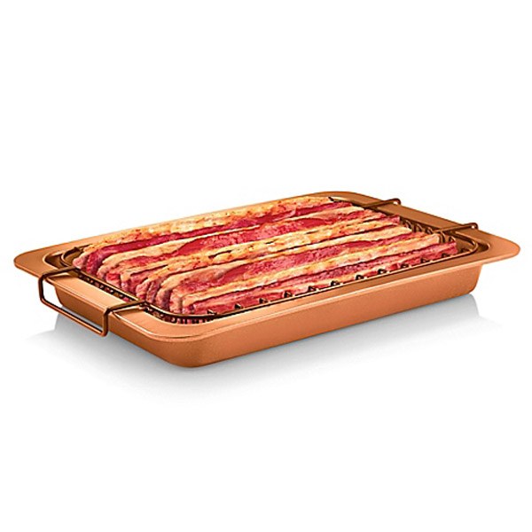 Details about   Gotham Steel Bonanza XL Oven-Bacon Drip Rack Tray with Pan with Nonstick Surface 