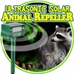 Ultrasonic Solar Animal Repeller