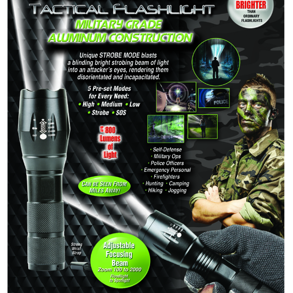 TacHawk X800 Tactical Flashlight