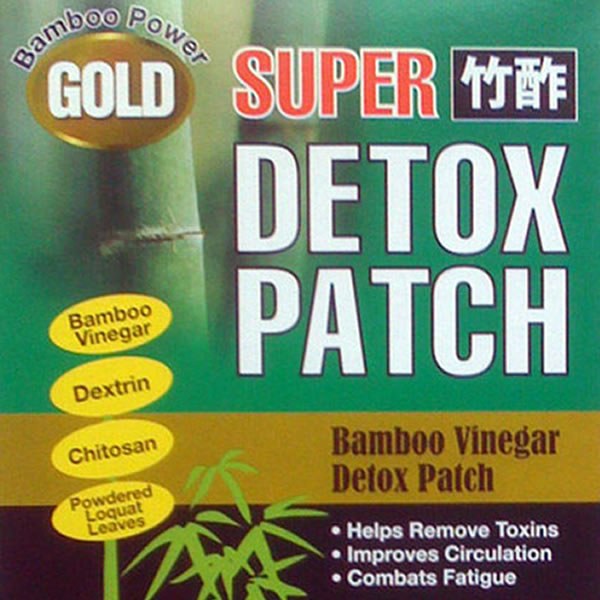 Gold Super Bamboo Vinegar Foot Detox Patches