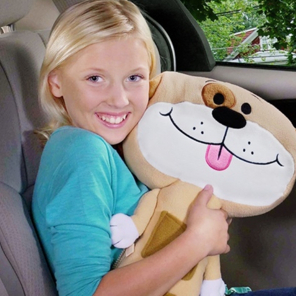 SEAT PETS MERCEDES THE CAT AS SEEN ON TV KIDS SEAT BELT PLUSH TOY CAR TRAVEL NWT 