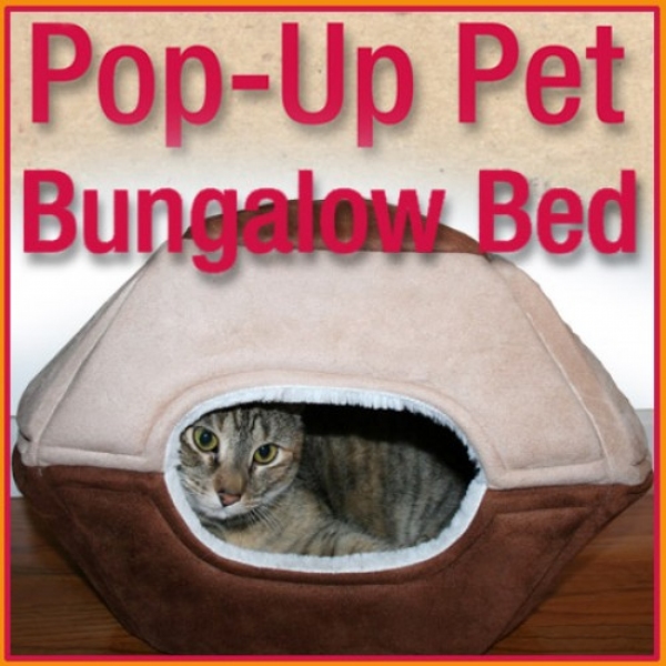 Popup Pet Bungalow Bed