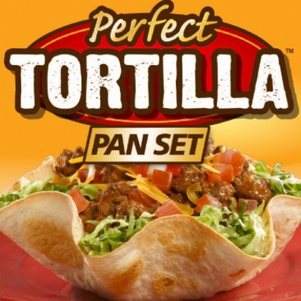 4/6/8 PCS/Lot PERFECT TORTILLA Baking Mold Pan Set As Seen on TV NEW Taco Bowl 