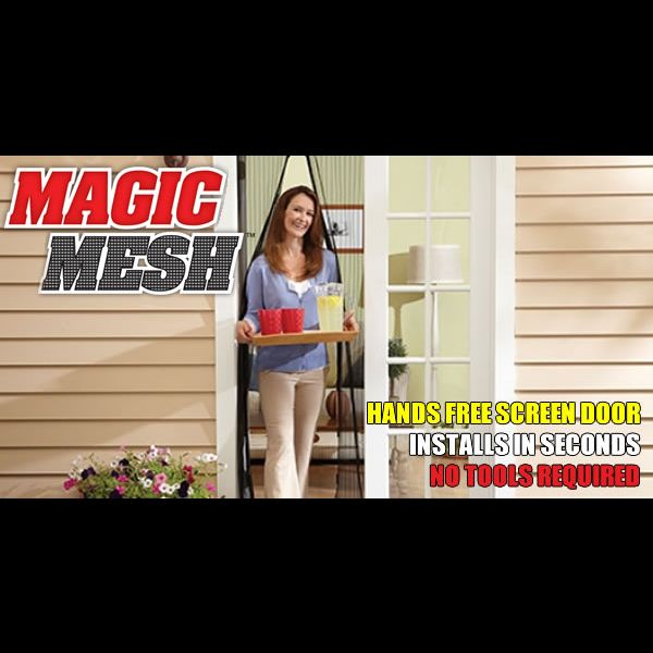 Marvelous Mesh Instant Screen Door ~As Seen on TV ~ Same as Magic Mesh
