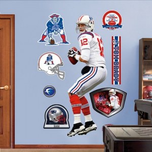 Tom Brady AFL Jersey Wall Decal