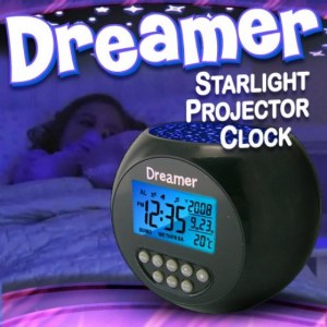 Dreamer Starlight Projector Clock