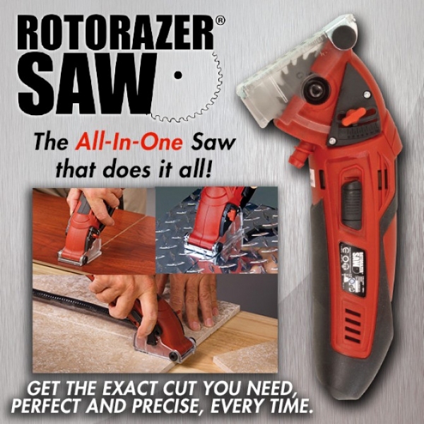 ROTORAZER SAW With Case ~model RZ100~120V-400W ~4000min