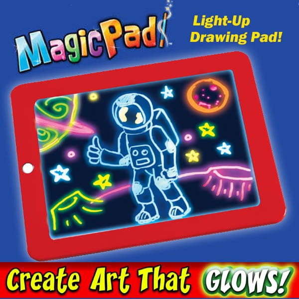 Sketching and Creating Magic Pad Illuminating Screen for Drawing As Seen on TV 