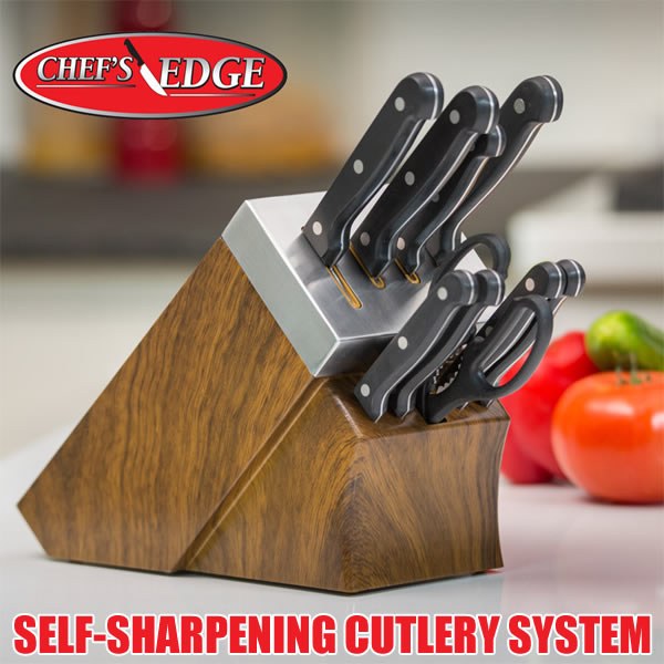 Self Sharpening Knife Block Set