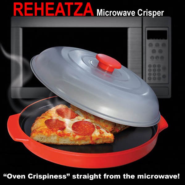 Microwave Oven Crisper Food Reheater Pan