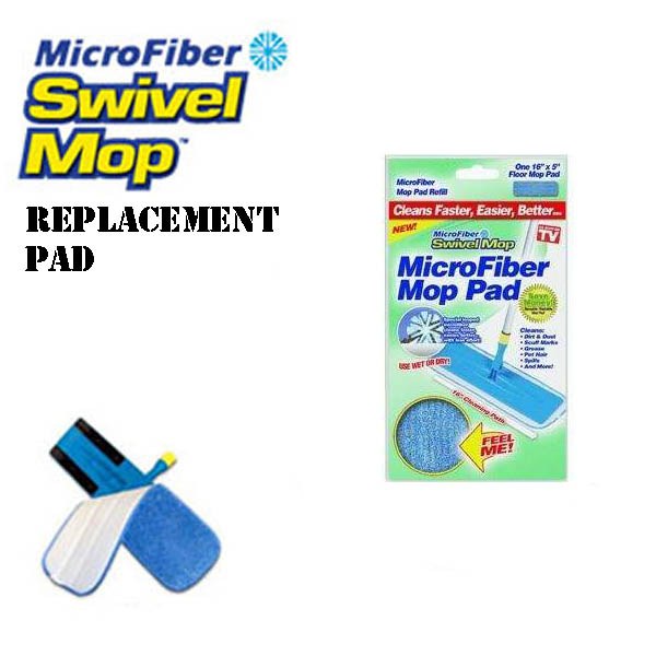 Microfiber Swivel Mop Refill Pads