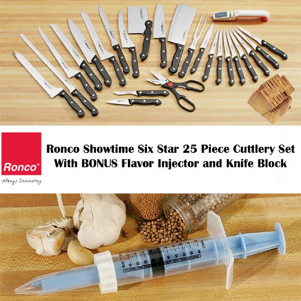 ronco 25 piece knife set