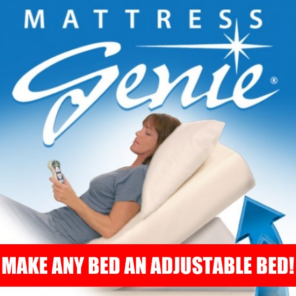 Mattress Genie As Seen On Tv, Mattress Genie Adjustable Bed Wedge Queen Size
