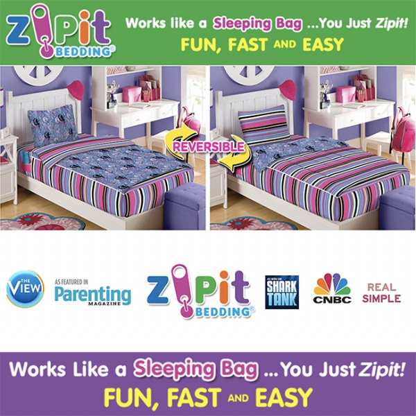 Zipit Bedding Extreme Sports 3 Piece Twin Comforter Set