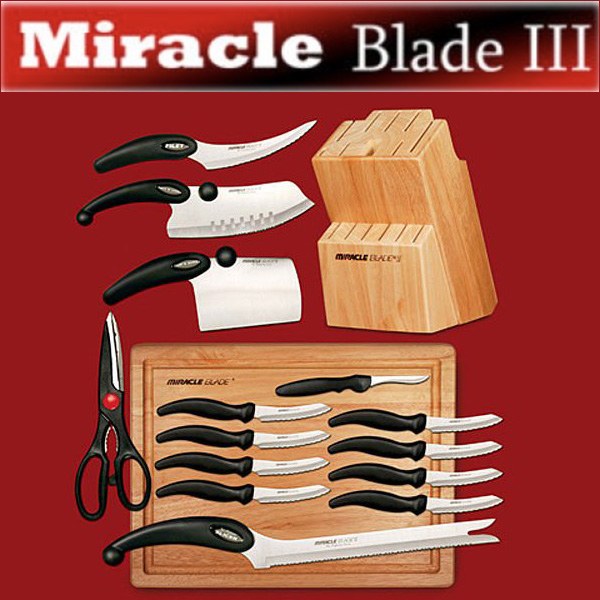 Miracle Blade World Class Series 17 Piece Knife Set