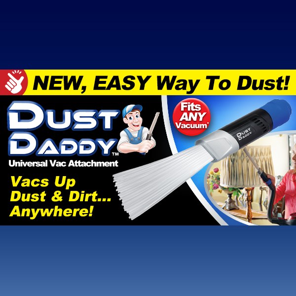 Dust Daddy As Seen On TV Vacuum Attachment For Dust Removal 1 pk - Ace  Hardware