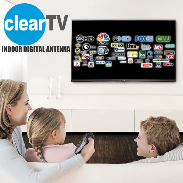 clear tv antenna as seen on tv