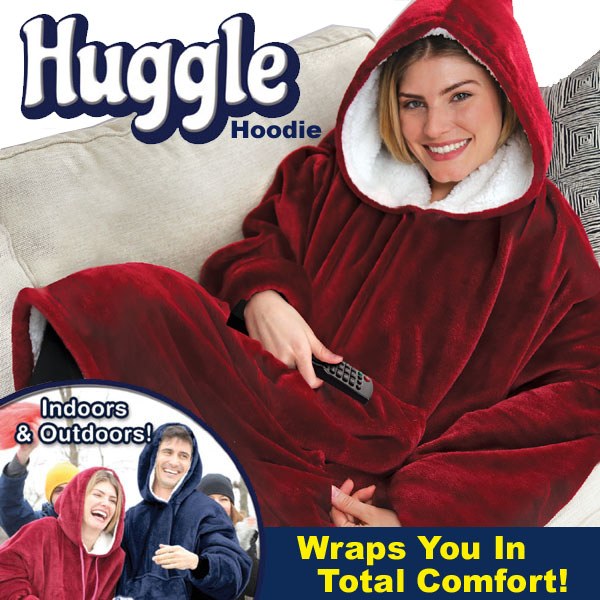 Details about   Blanket Hoodie Ultra Plush Comfy Giant Sweatshirt Huggle Fleece Warm With Hooded 
