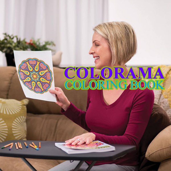 Colorama The Magic Path Adult Coloring Book with bonus pencil set AS SEEN  ON TV