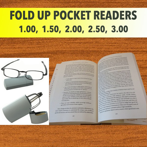 Fold Up Pocket Readers