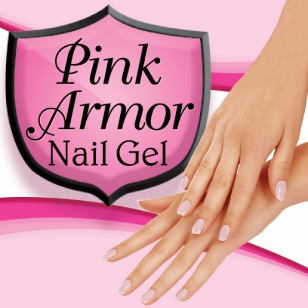 Pink armor deals nail gel