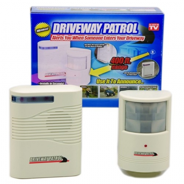 Driveway Patrol Garage Infrared Motion Sensor Wireless Alert  Alarm System ZH 