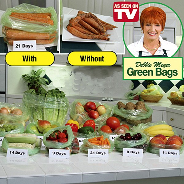 Debbie Meyer, Kitchen, 3 Item Debbie Meyer Green Bags