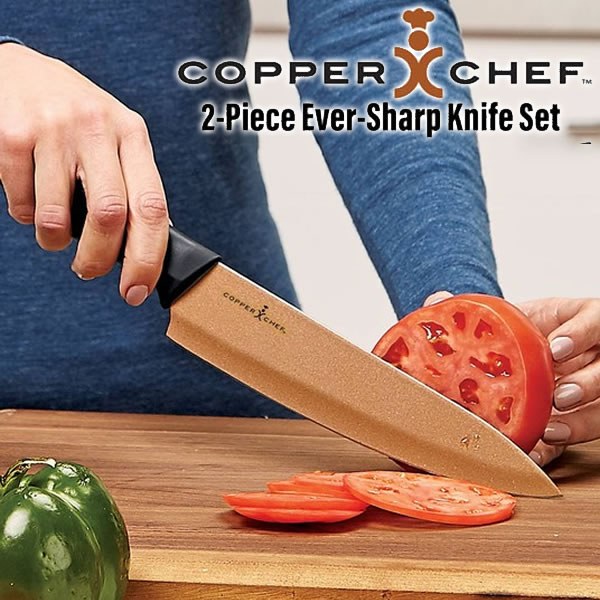 Copper Kitchen Knife Set  5-Piece Knife Block – Koch & Köchin