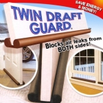 Twin Draft Guard  Insulating Device