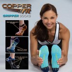 Copper Fit Gripper Socks