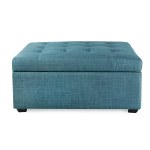 iBED Convertible Ottoman Guest Bed - Blue